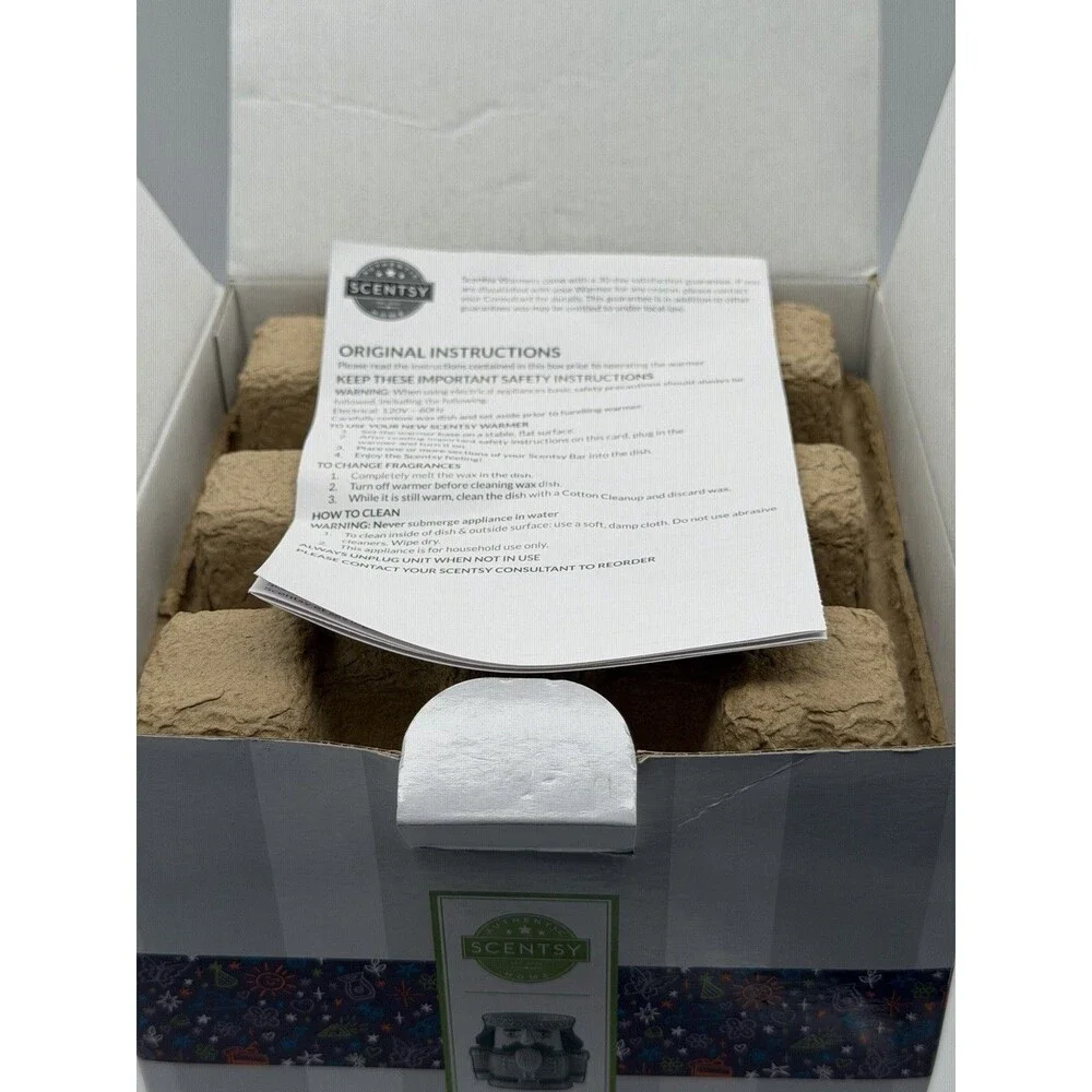 Scentsy Nutcracker King Electric Oil/Wax Warmer Ceramic Christmas Glossy